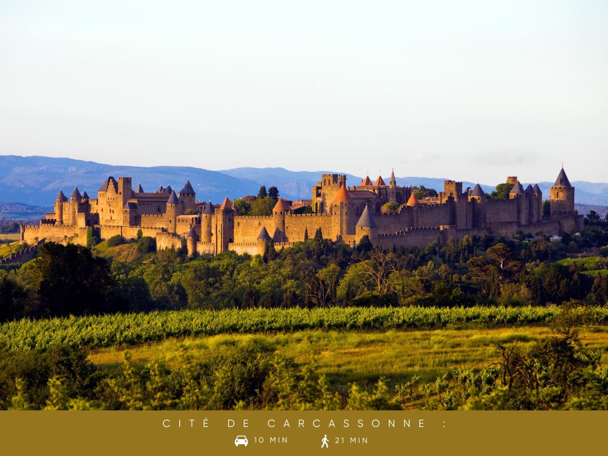 Le Sicilien ~ Climatisation ~ Centre-Ville การ์กาซอน ภายนอก รูปภาพ